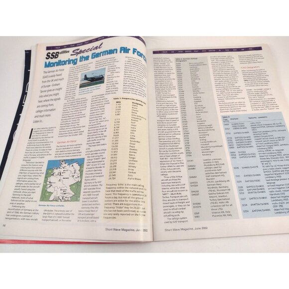 Short Wave Magazine June 2002 German Air Force Radio USAF Galaxy Scanning - Picture 4 of 7